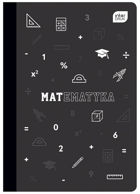 Zeszyt Szkolny A5 60k Kratka MATEMATYKA Interdruk