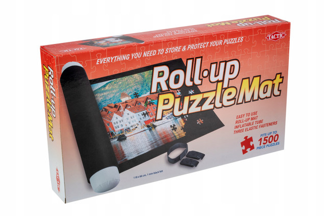 Mata pod puzzle Tactic do 1500 elementów Rolowana z tubą