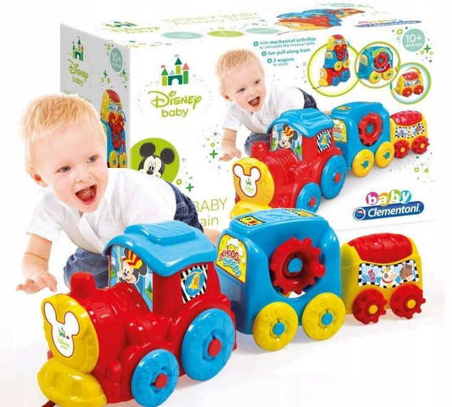 Pociąg edukacyjny kolejowy Clementoni Baby