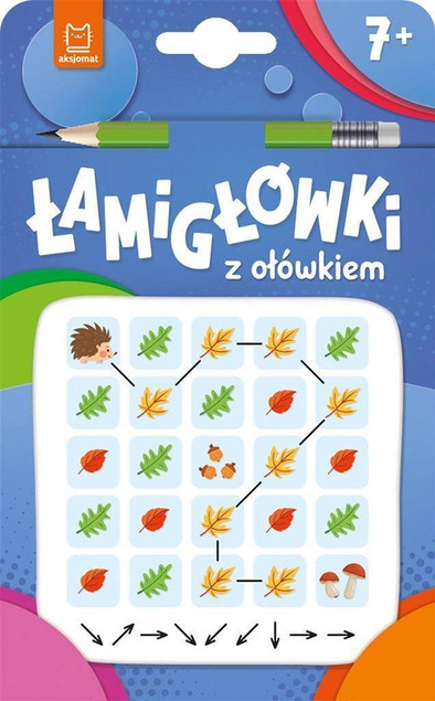 Łamigłówki Z Ołówkiem Książeczka Niebieska 7+ Aksjomat 3593