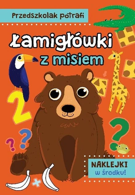 Łamigłówki z misiem dla przedszkolaka