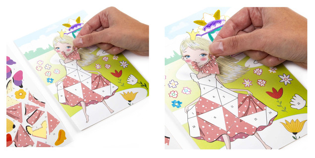 Wyklejanka Po Numerach Metaliczna MAGICZNY ŚWIAT Kreatywna Kidea