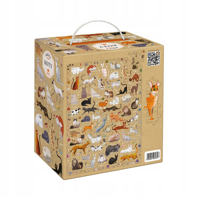 Puzzlove CzuCzu Koty Puzzle 1000 elementów – Układanka Rodzinna