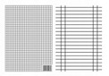 Liniuszek A5 kratka/linia Interdruk