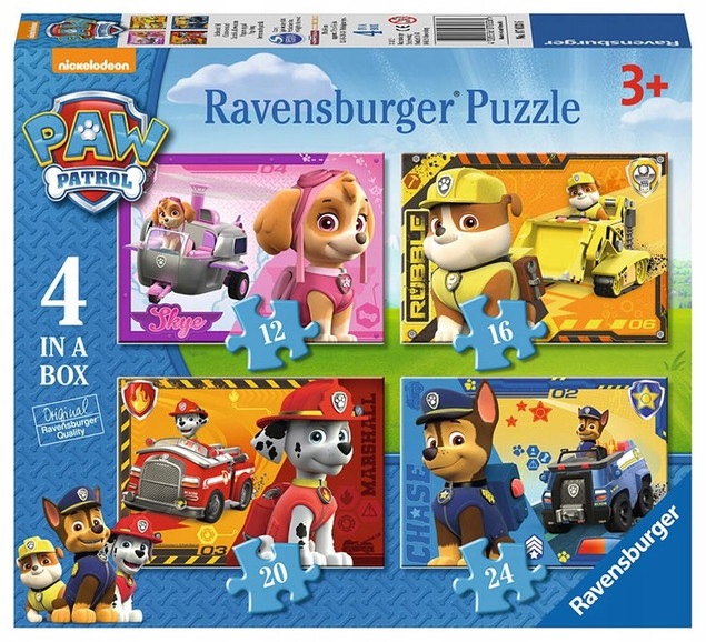 Puzzle Ravensburger 72 elementy Świnka Peppa 4w1