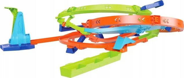 Hot Wheels Action Tor Zakręcone Tornado HTK16 z Autkiem