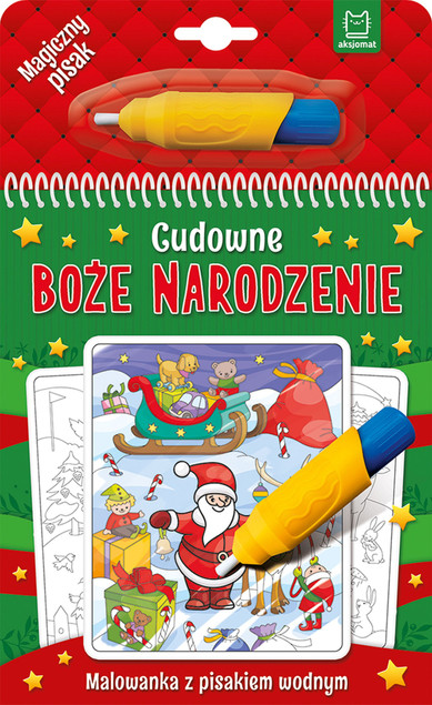  Cudowne Boże Narodzenie. Malowanka z pisakiem w.2