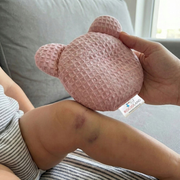 BOCIOLAND Termofor z PESTEK WIŚNI Medyczny Antyalergiczny Na Ból RÓŻ 180g