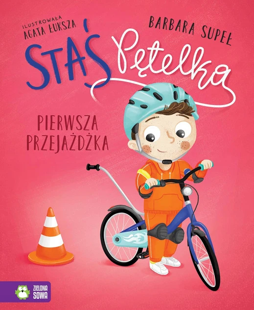 Staś Pętelka. Pierwsza przejażdżka Barbara Supeł. Nauka jazdy na rowerze