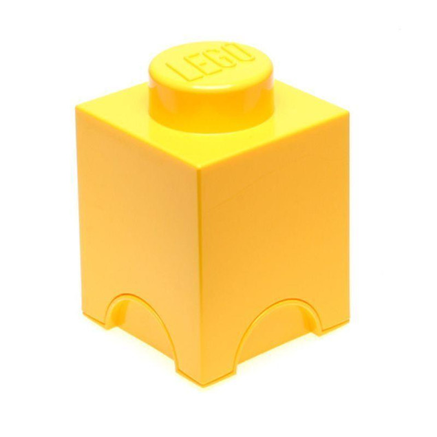 Pojemnik LEGO® Storage Brick 1 Stud Żółty 40011732