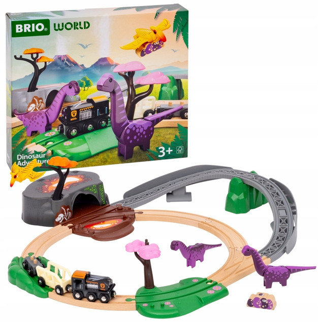 Brio 36094 Zestaw przygodowy dinozaurów