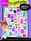 Projektantka mody - 100 wypukłych naklejek Praca zbiorowa