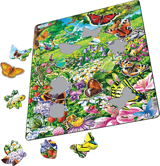Układanka Larsen Motyle 42 Elementy – Puzzle dla Dzieci