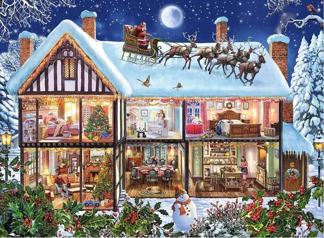 Ravensburger Puzzle XXL 100 W święta