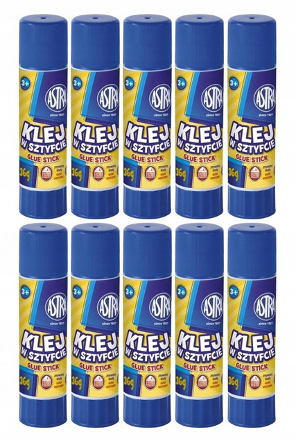10x Astra Klej w sztyfcie 36g