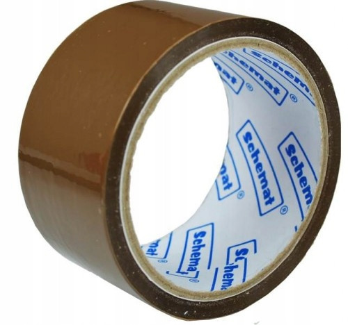Taśma pakowa Schemat brązowy szer. 48 mm dł. 36,5 m 1 szt.