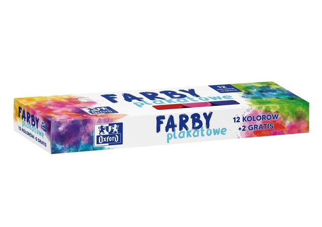 Farby plakatowe OXFORD [12+2]