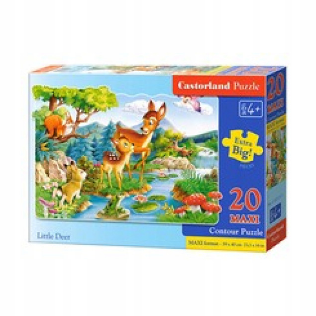 Puzzle 20 Maxi Little Deer Castorland