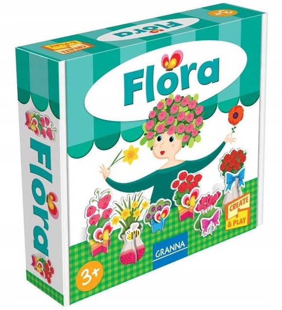 Flora GRANNA Praca Zbiorowa: Zestaw Kreatywny Kwiaciarnia DIY 3+