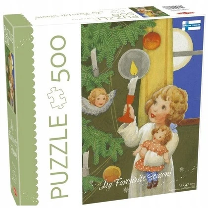 Puzzle Tactic 500 Christmas Card - Idealne na prezent i świąteczną rozrywkę
