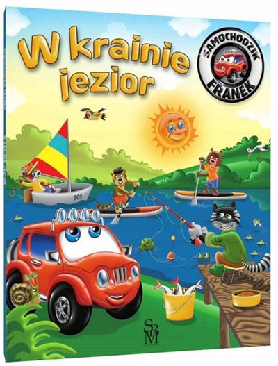 ZESTAW 8 Książeczke. Samochodzik Franek