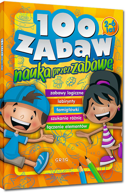 Pakiet 2w1 100 ZABAW + 101 ZABAW Nauka Przez Zabawę 2-5+ Greg