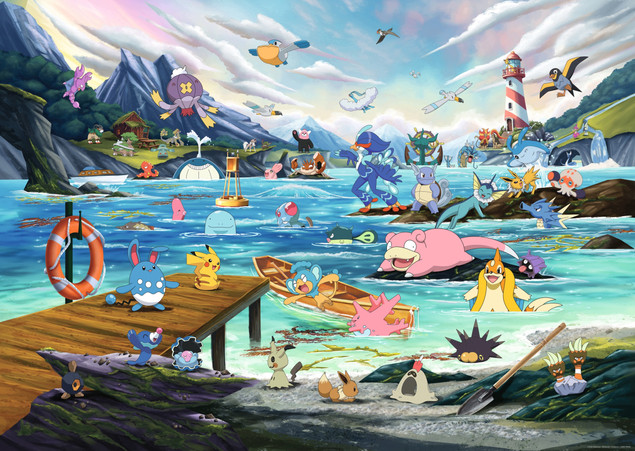 RAVENSBURGER Pokémon Breakout 3, 1000 dílků