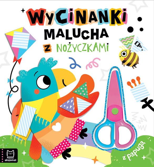 Wycinanki Malucha z Nożyczkami Agata Kaczyńska: Papuga i Przyjaciele - Ćwicz Precyzję!