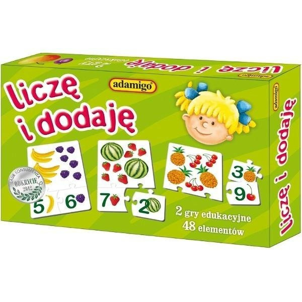 Puzzle Liczę i Dodaję Adamigo