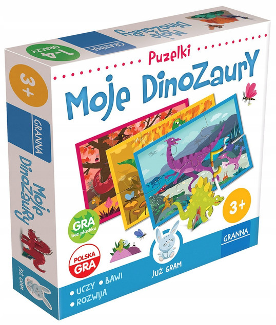 Moje Dinozaury Puzelki GRANNA 00396