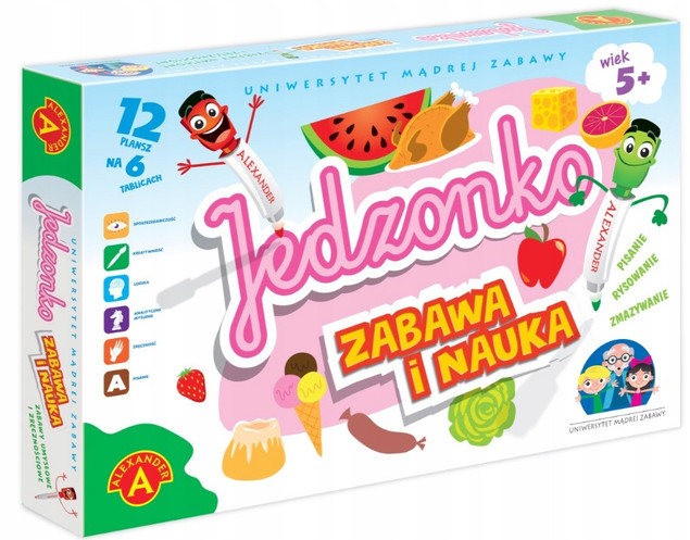 PRALKA z Wyrazami Gra Edukacyjna Rekwizyty 5+ Alexander 2239