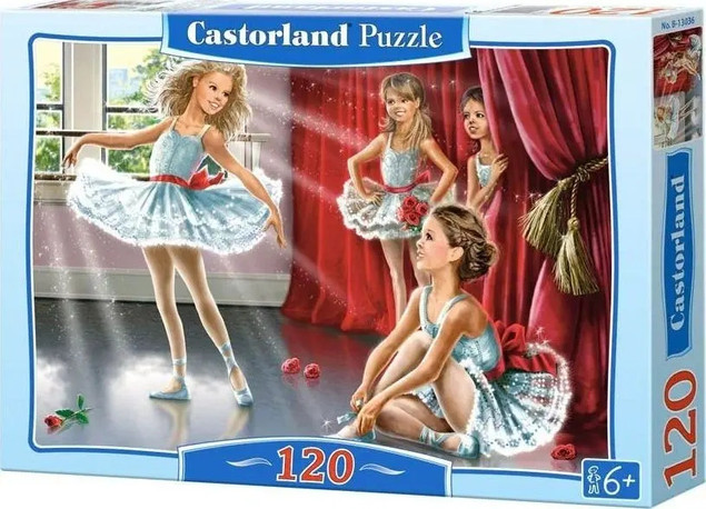 Puzzle 120 Układanka Dla Dziewczynki BALETNICA Taniec Balet 6+ Castor