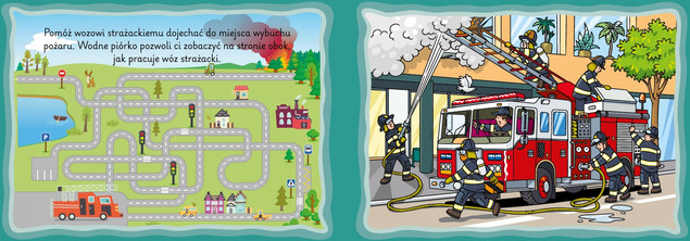 Zadanka & malowanki wodne. Samochody specjalistycz