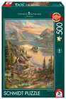 Puzzle Schmidt Spiele 500 el. Thomas Kinkade Nad Jeziorem Premium Quality