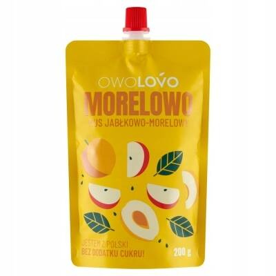 OwoLovo Morelowo Mus Jabłkowo-Morelowy Dla Dzieci 200g