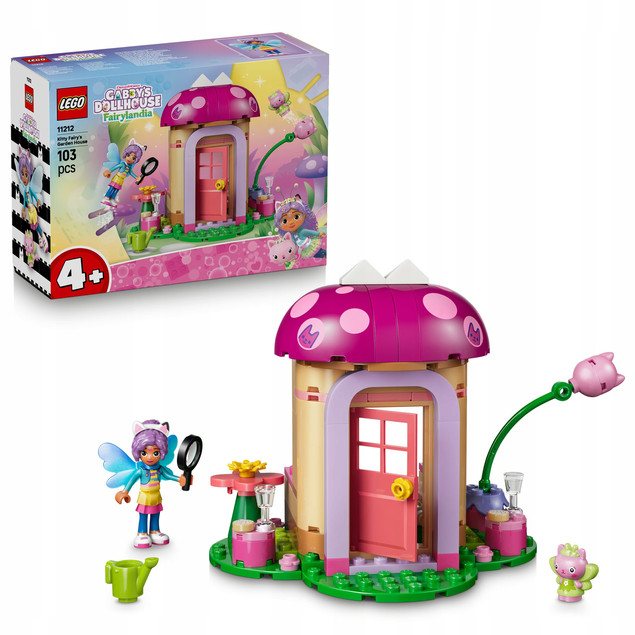 LEGO Magiczny Domek Wróżki 11212 | Koci Domek Gabi: Domek w Ogrodzie Kotki Wróżki
