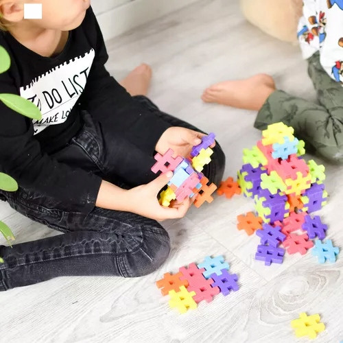 Klocki Wafle Meli Maxi Constructor Edu Zestaw 400 Elementów