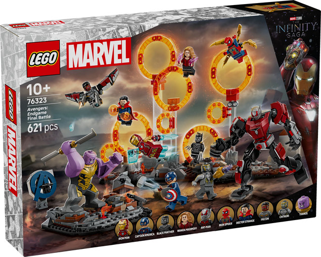 Klocki LEGO Marvel Avengers: Koniec gry – Ostateczna Bitwa 76323 (621 elementów)