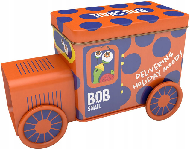 Lokomotywa Bob Snail z owocowymi przekąskami