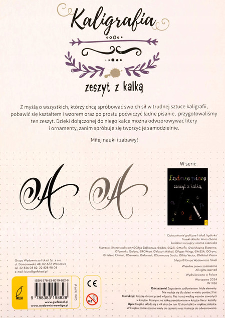 Kaligrafia. Zeszyt z kalką Praca zbiorowa