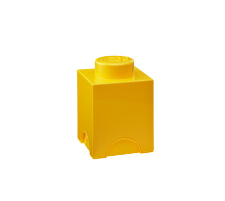 Pojemnik LEGO® Storage Brick 1 Stud Żółty 40011732