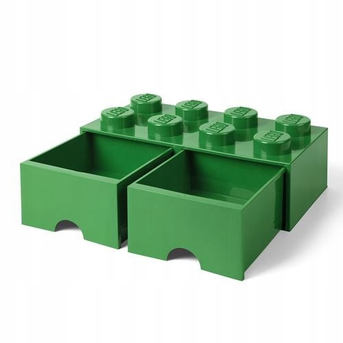 LEGO Pojemnik na Klocki z Szufladami 4x2 Zielony 40061734