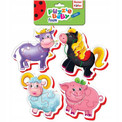 Puzzle Roter Kafer 16 elementów Baby Farma