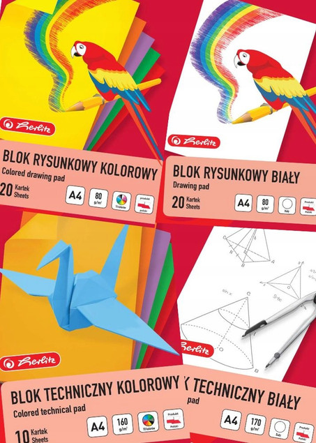 Wyprawka Szkolna dla 1 Klasy Herlitz 23 El. Blok Zeszyt Piórnik