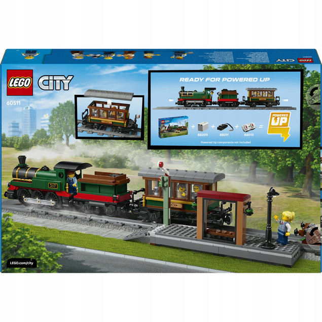 LEGO City 60511 Parowóz w Stylu Vintage – Kolejowy Klasyk