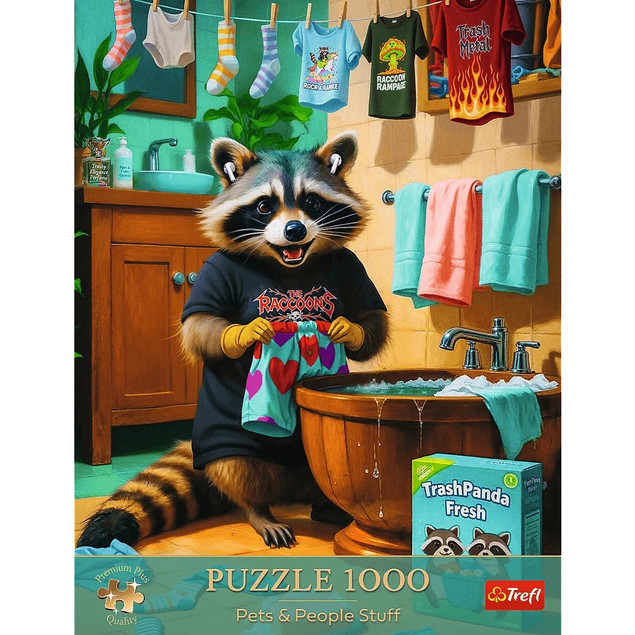 Trefl Puzzle Premium Plus Quality 1000 el. Dzień Prania Szopa (AI Art)