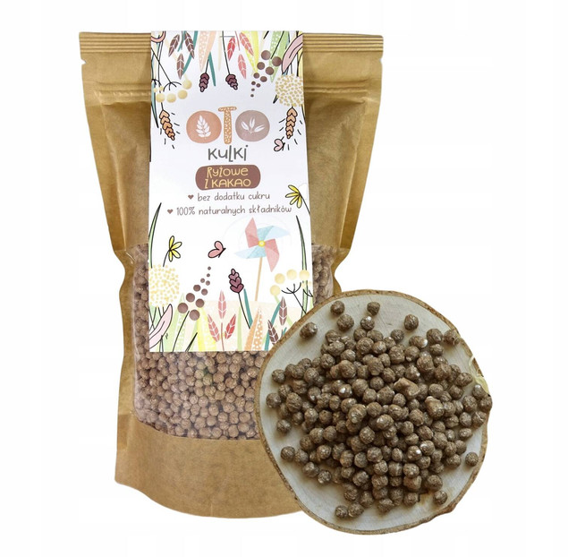 OtoLandia Kulki śniadaniowe ryżowe z kakao (bez pszenicy) 150 g
