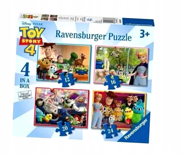 Puzzle Ravensburger 4w1 Toy Story
