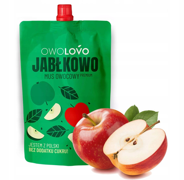Musy Owocowe Mix Smaków OwoLovo - Zestaw 40x200g