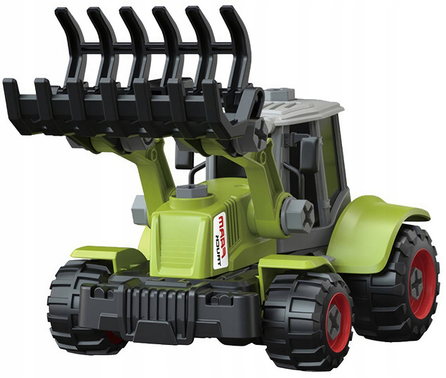 Traktor do Skręcania ASKATO Farm Town z Łyżką i Narzędziami (1:16)